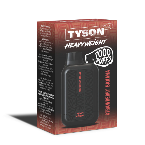 Tyson 2.0 Vape HeavyWeight Strawberry Banana Tyson 2.0 Vape HeavyWeight Strawberry Banana