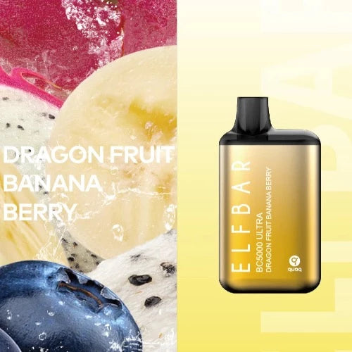 Elf Bar BC5000 Ultra Dragonfruit Banana Berry