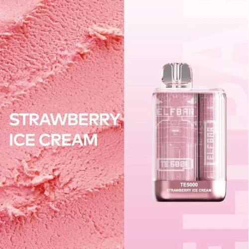 Elf Bar TE5000 Strawberry Ice Cream