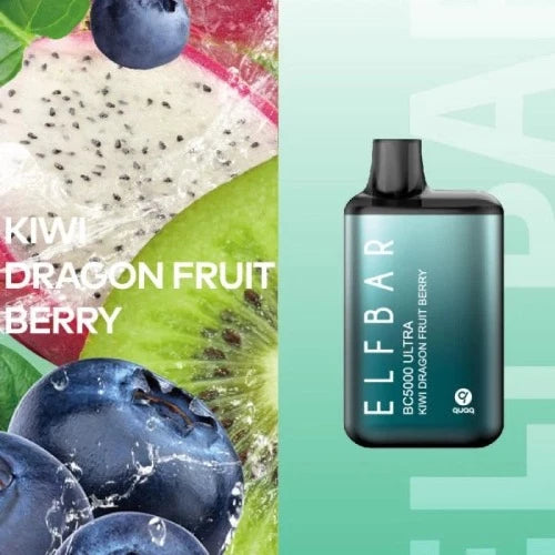 Elf Bar BC5000 Ultra Kiwi Dragon Fruit Berry