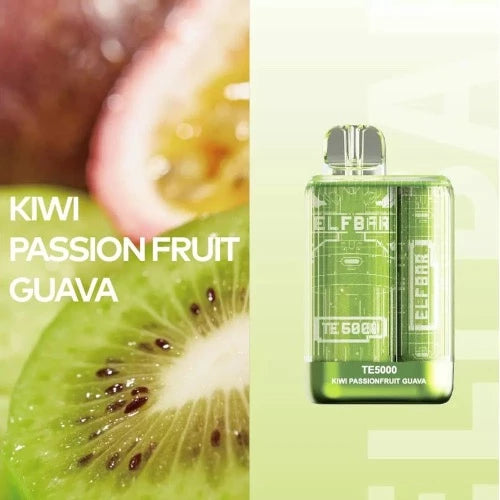 Elf Bar TE5000 Kiwi Passion Fruit Guava