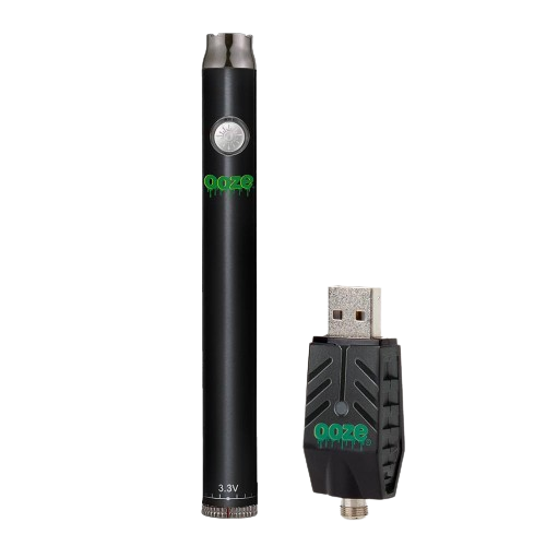 Ooze Slim Pen Twist Battery 320 mAh + Smart USB -  BLACK - Ock Online