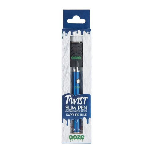 Ooze Slim Pen Twist Battery 320 mAh + Smart USB - BLUE - Ock Online