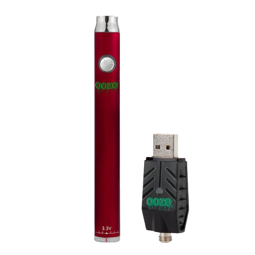 Ooze Slim Pen Twist Battery 320 mAh + Smart USB - RED - Ock Online