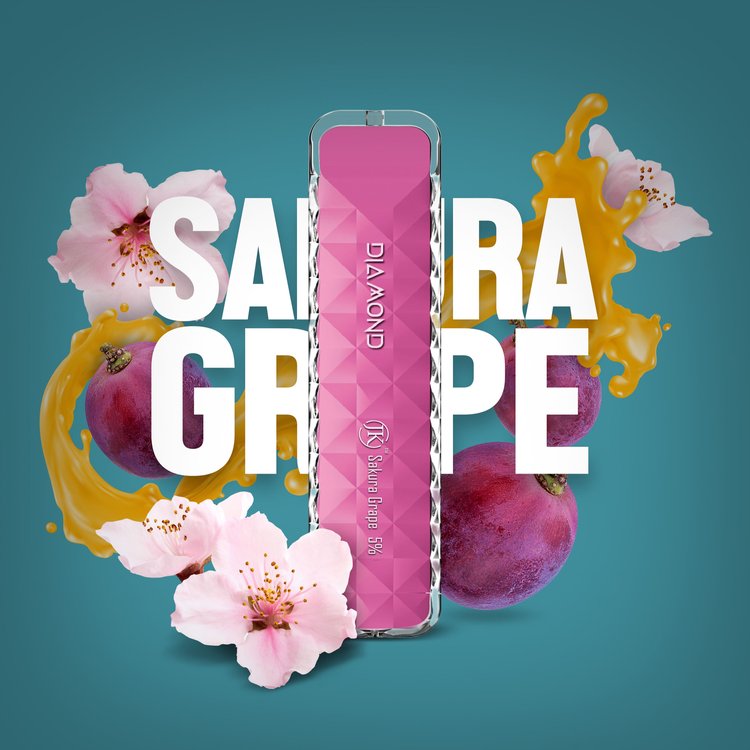 Air Bar Diamond Sakura Grape - Ock Online