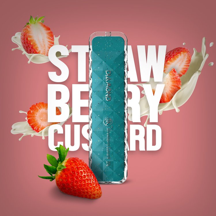 NEW! Air Bar Diamond Strawberry Custard - Ock Online