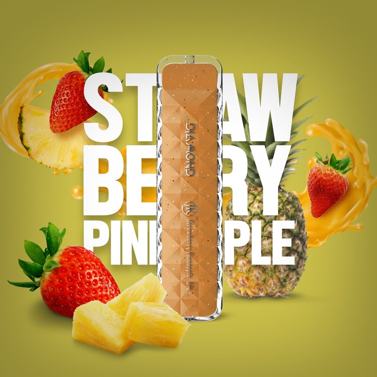 Air Bar Diamond Strawberry Pineapple - Ock Online